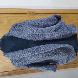 Barefoot dreams open front drop shoulder warm cardigan